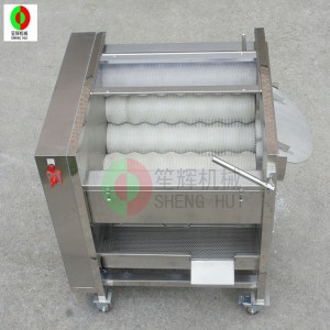 Nuovo tipo QX-608 Fruit Peeling Machine / Fruit Cleaning e Peeling Machine / Fruit Brush Macchina per la pulizia e la sbucciatura